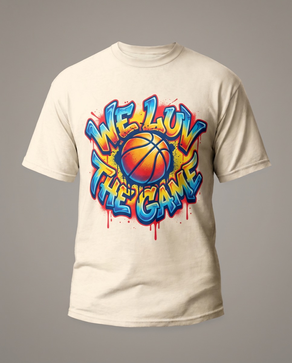 We Luv The Game Mural Tee