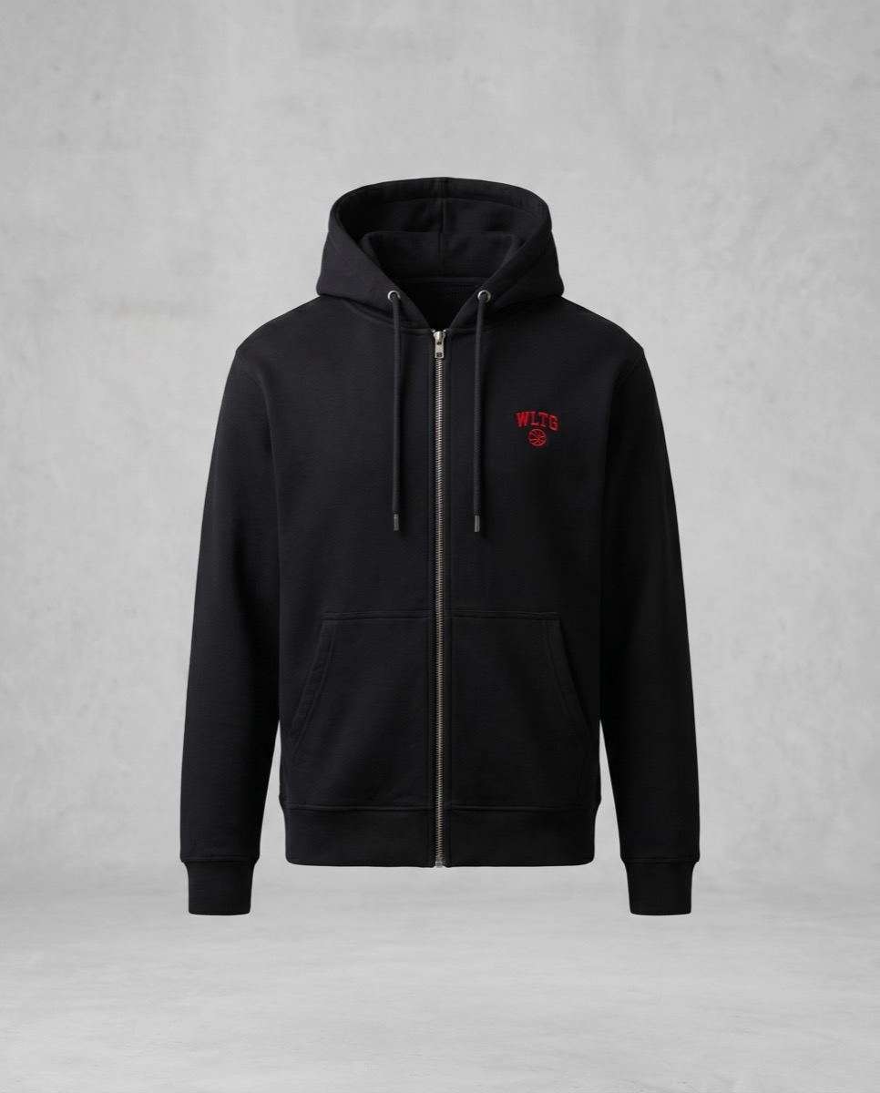 Zip Hoodie Black