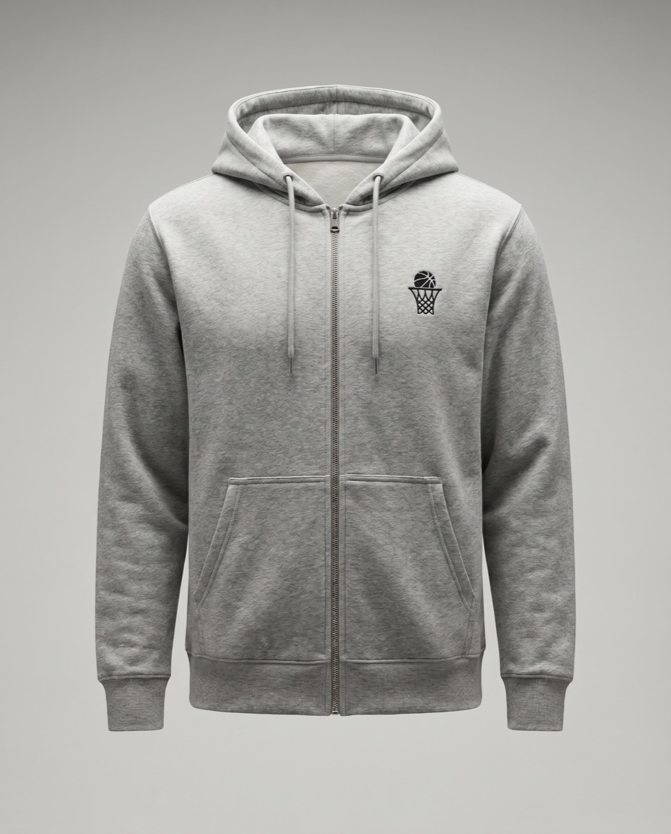 Zip Hoodie Grey